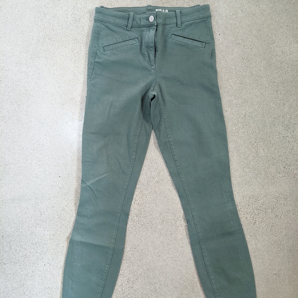 Gap teal stretch skinny crop pants - Picture 5 of 5